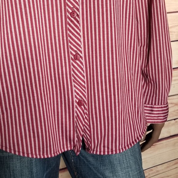 PASSPORT Striped Button Up Shirt - Picture 5 of 5